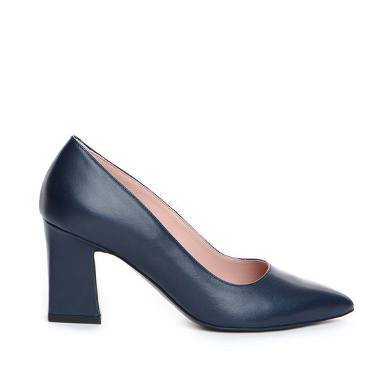Pantofi dama Guvan model 1352 nappa bleumarin