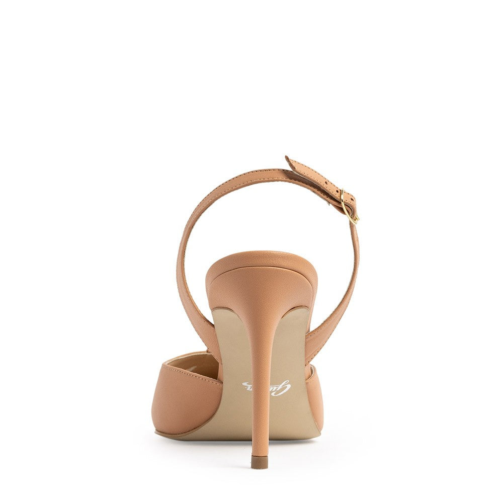 Pantofi dama Guvan model 1496 piele nappa caramiziu