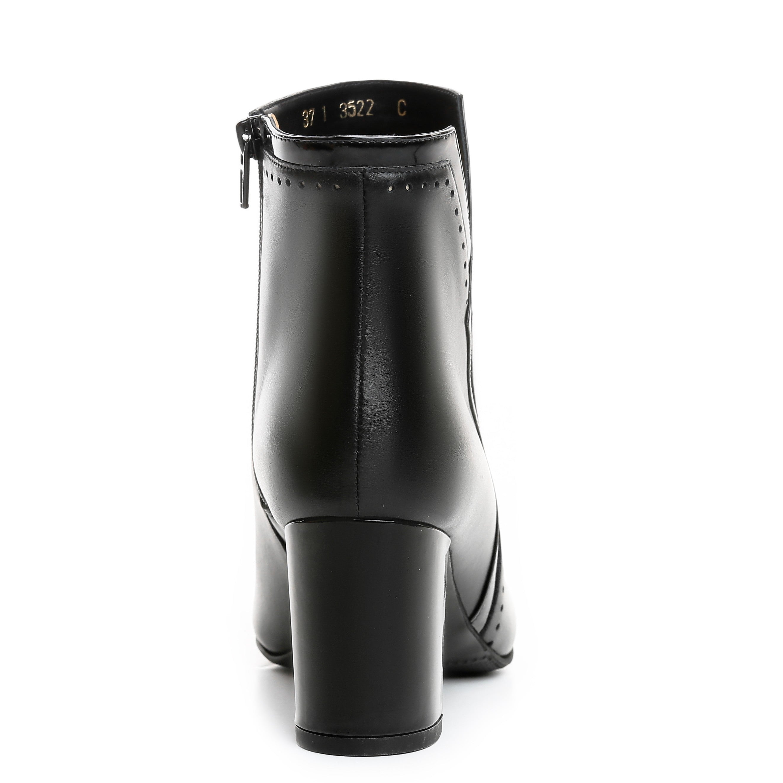 Botine dama Guvan model 3522 nappa negru