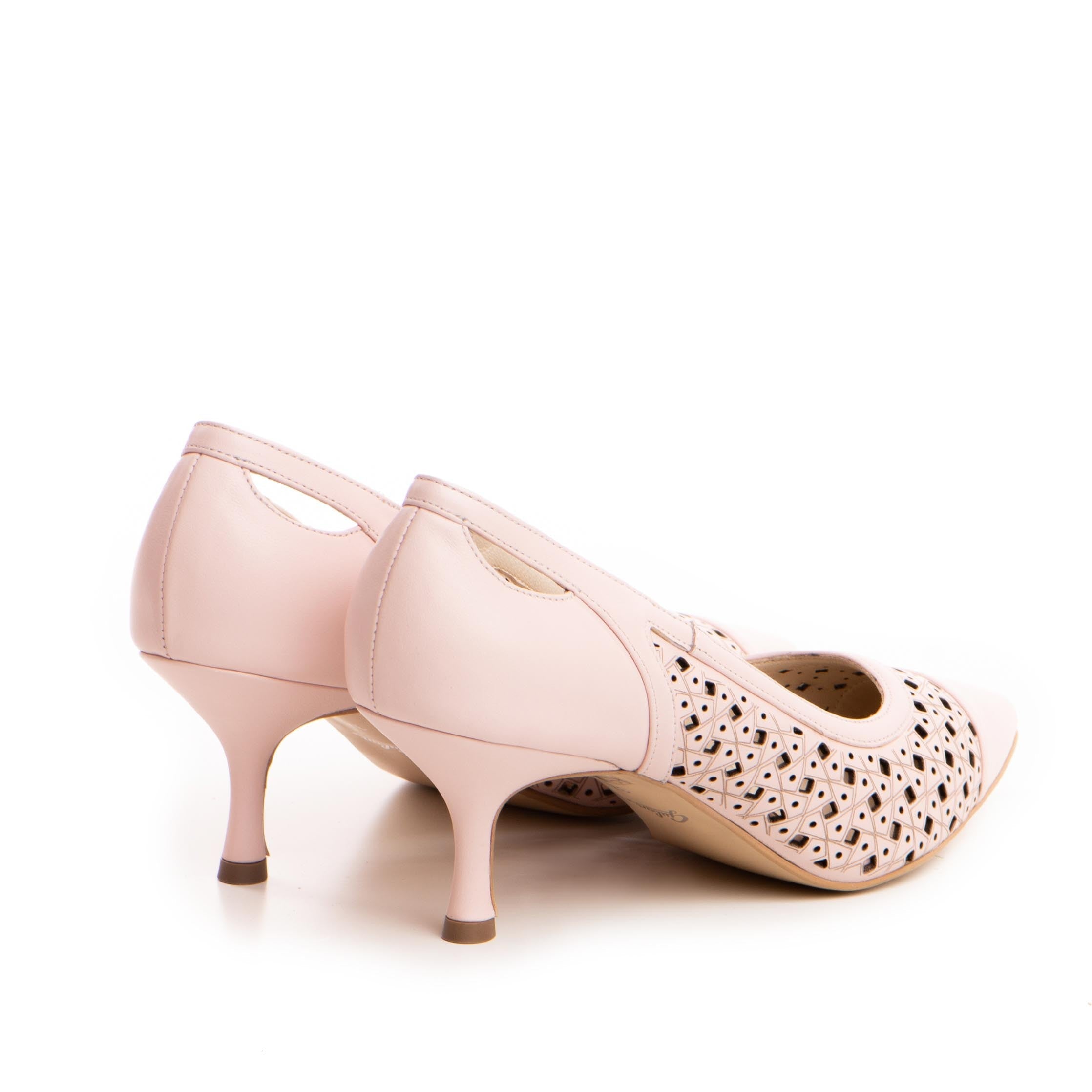 Pantofi dama Guvan model 1481 nappa roz barbie