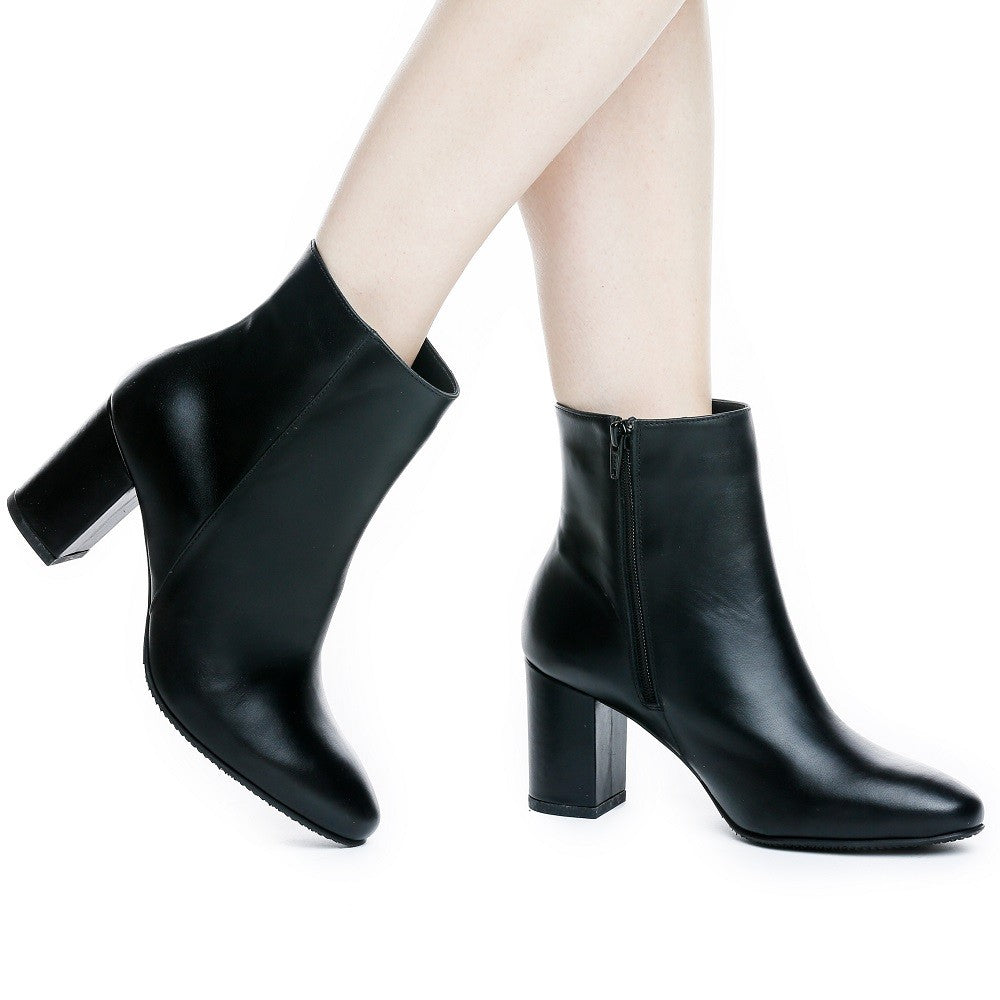Botine dama Guvan model 3491 nappa negru