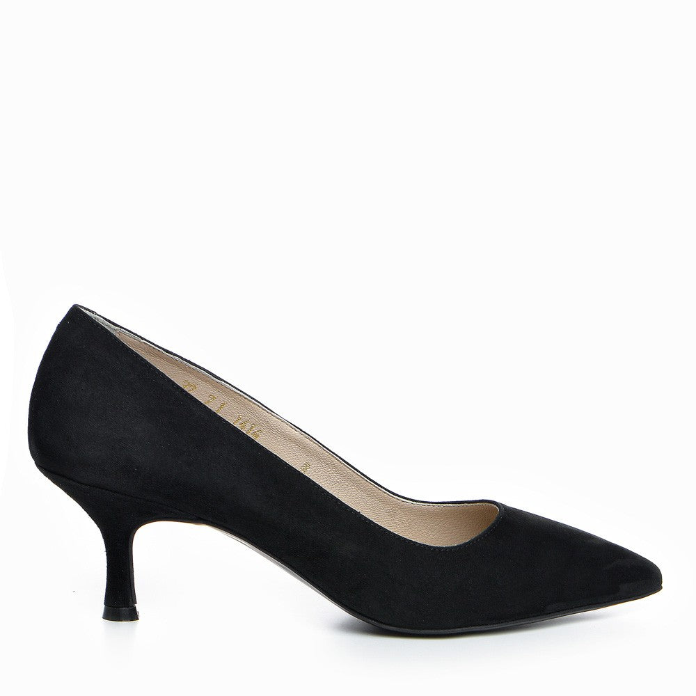 Pantofi dama Guvan model 1414 velur negru