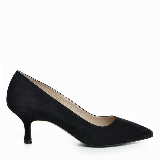 Pantofi dama Guvan model 1414 velur negru