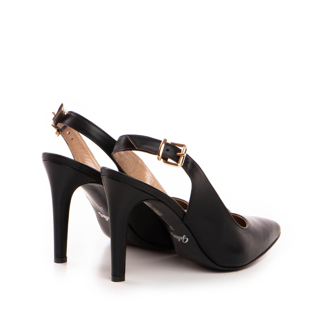 Pantofi dama Guvan model 1422 nappa negru