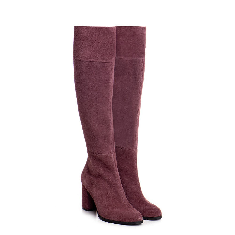 Cizme dama Guvan model 1502 velur mov