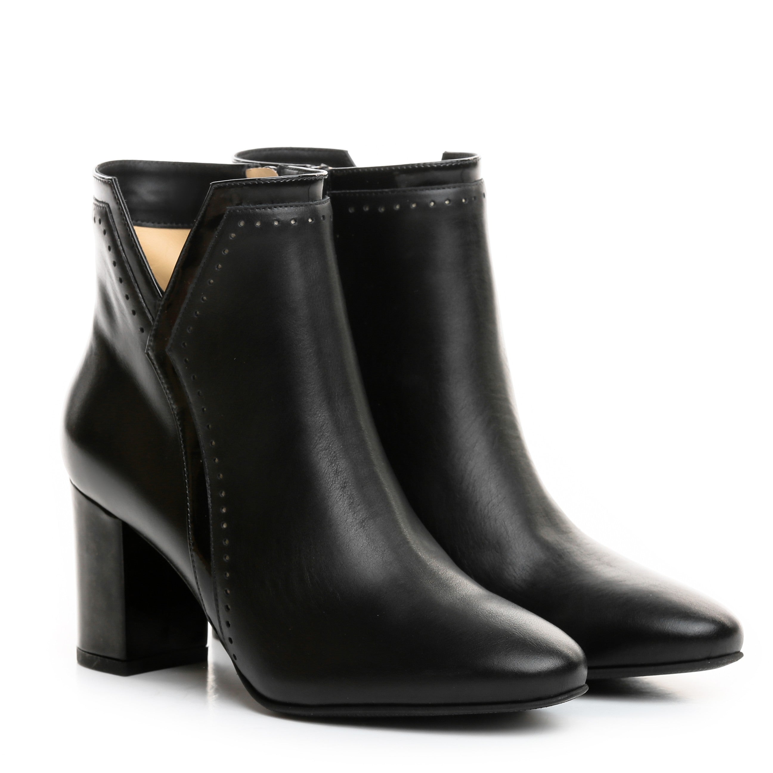 Botine dama Guvan model 3522 nappa negru