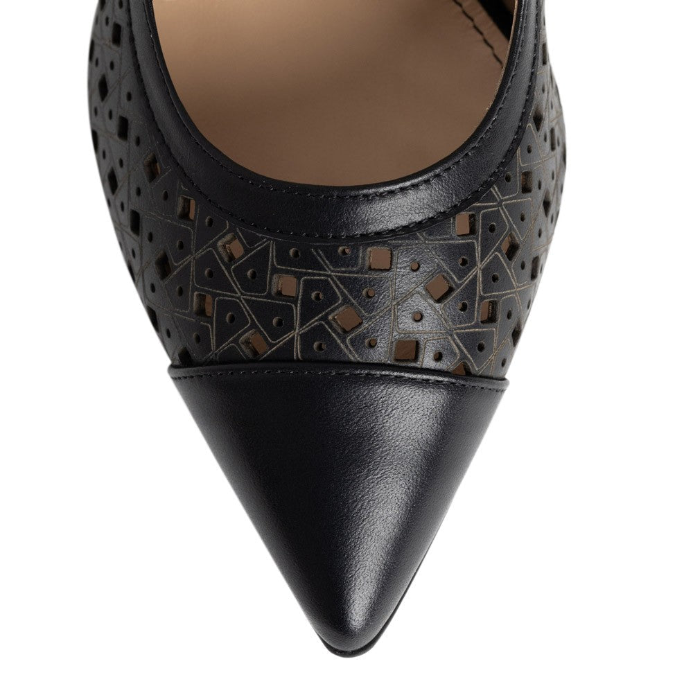Pantofi dama Guvan model 1481 nappa negru