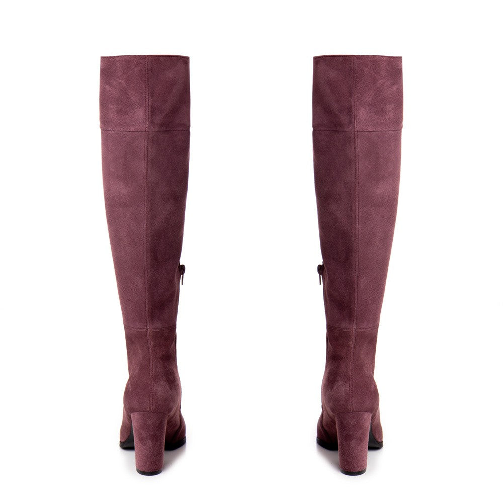 Cizme dama Guvan model 1502 velur mov