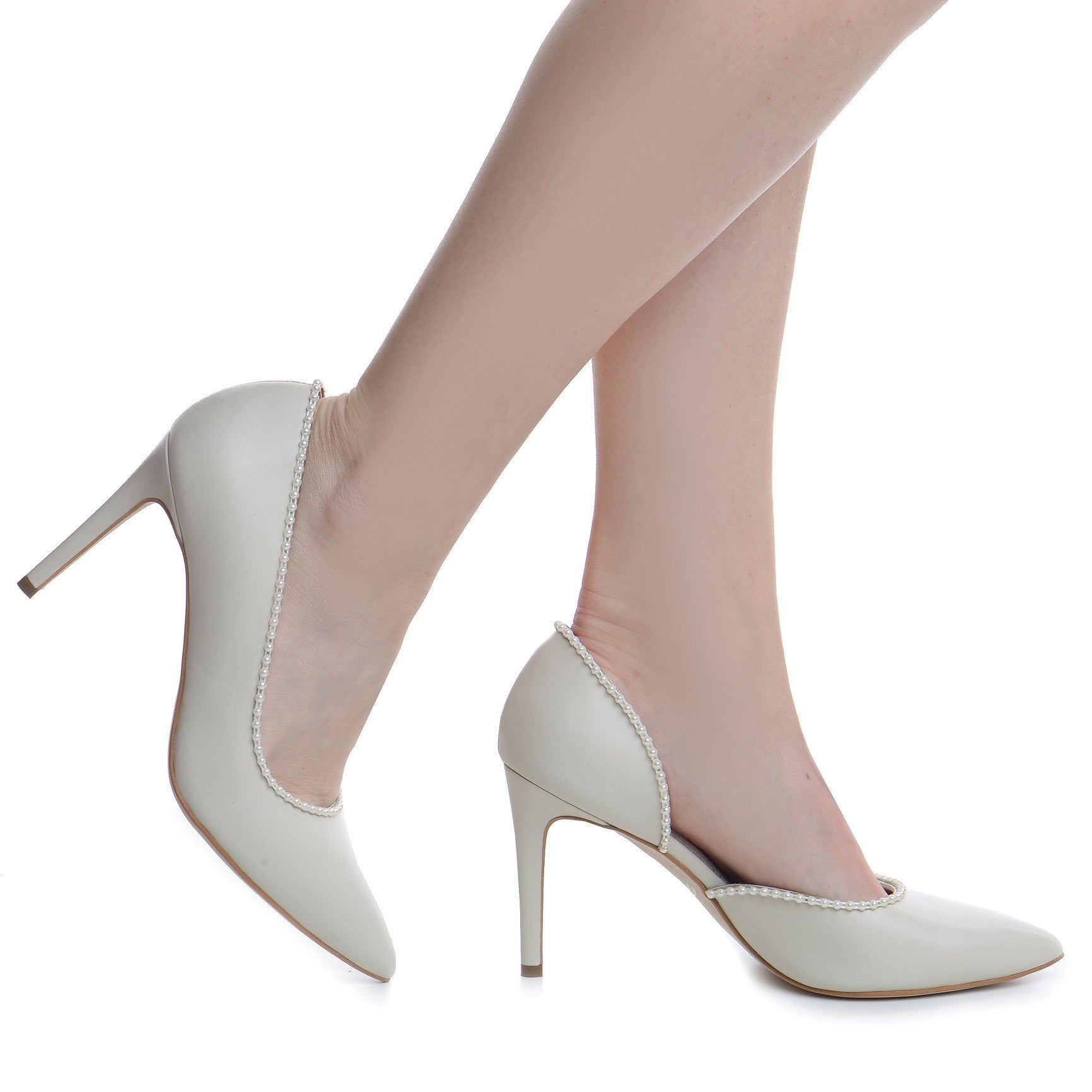 Pantofi mirese Guvan model 1378 nappa crem