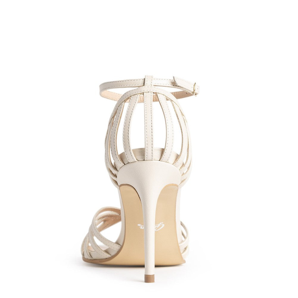 Sandale dama Guvan model 1539 nappa crem perlat