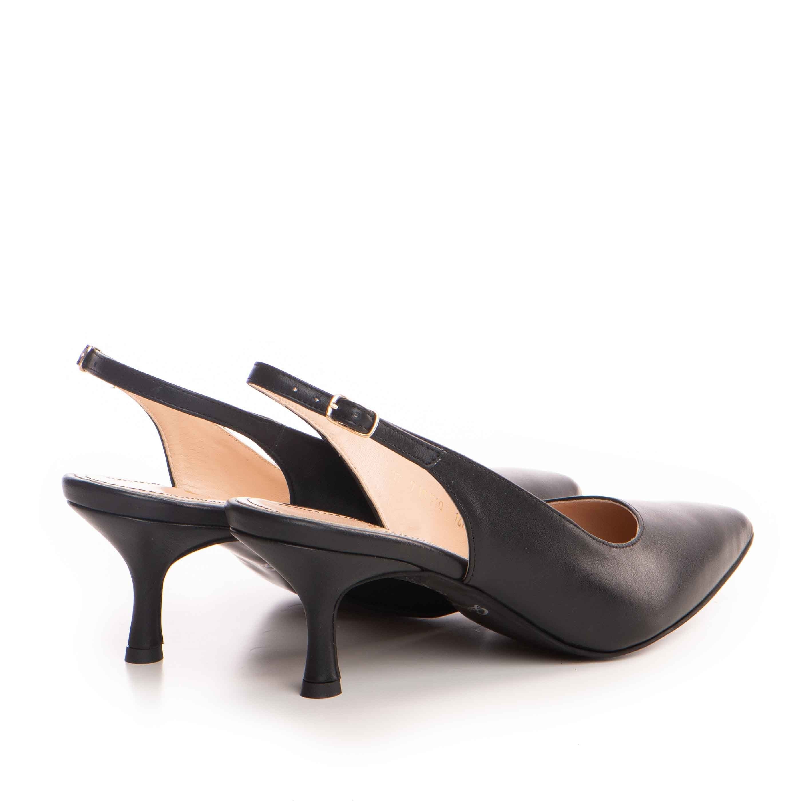 Pantofi dama Guvan model 1489 nappa negru