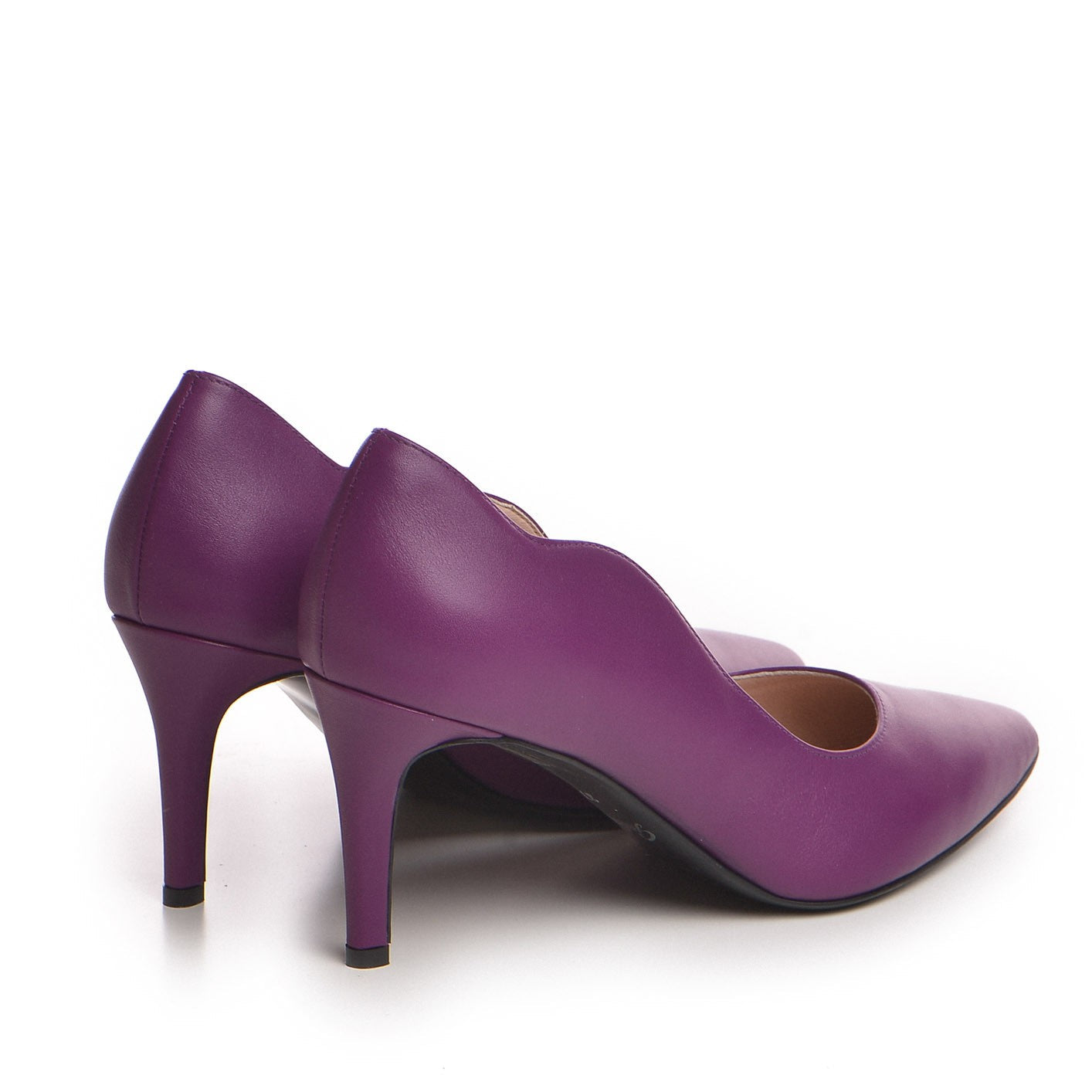 Pantofi dama Guvan model 1343 nappa mov