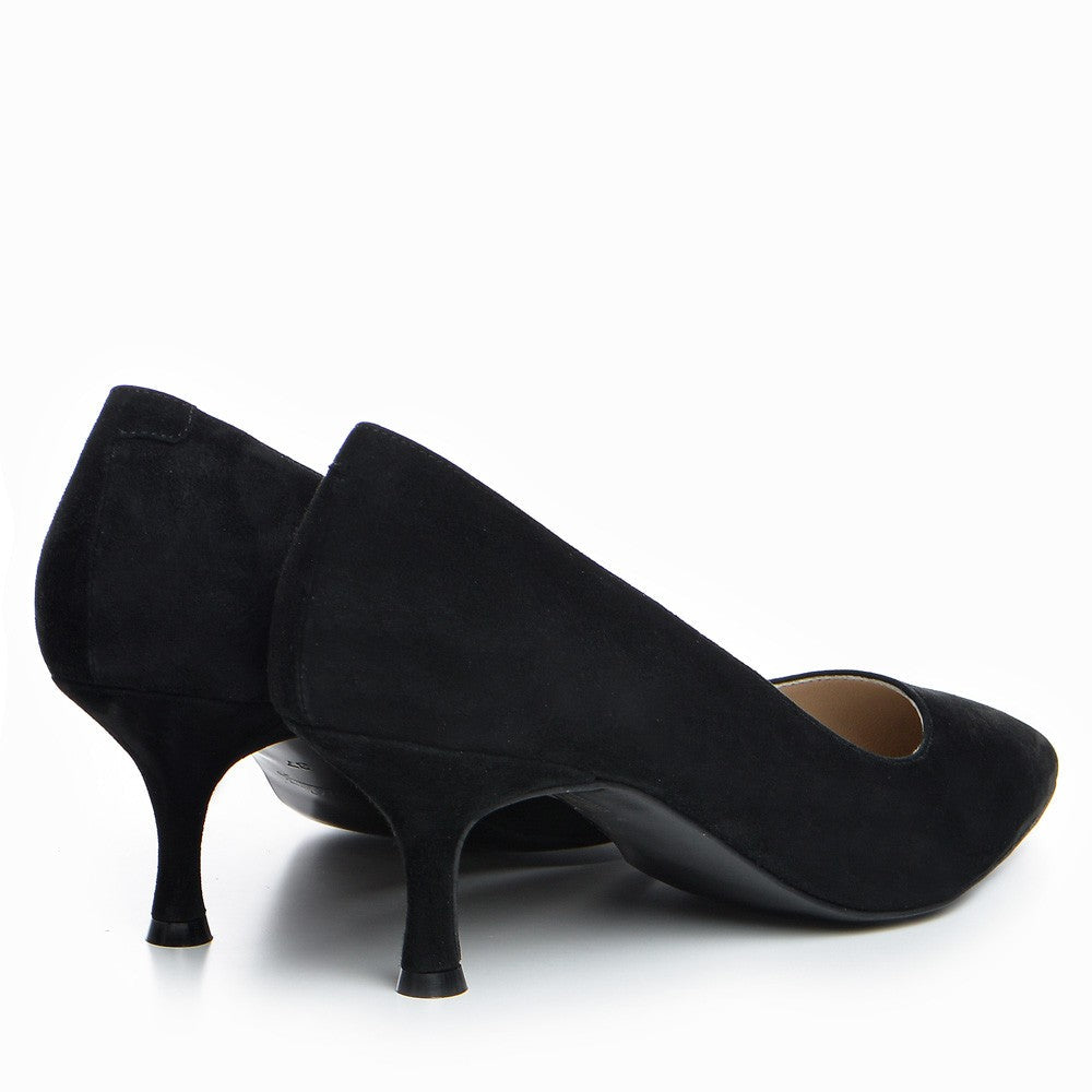 Pantofi dama Guvan model 1414 velur negru