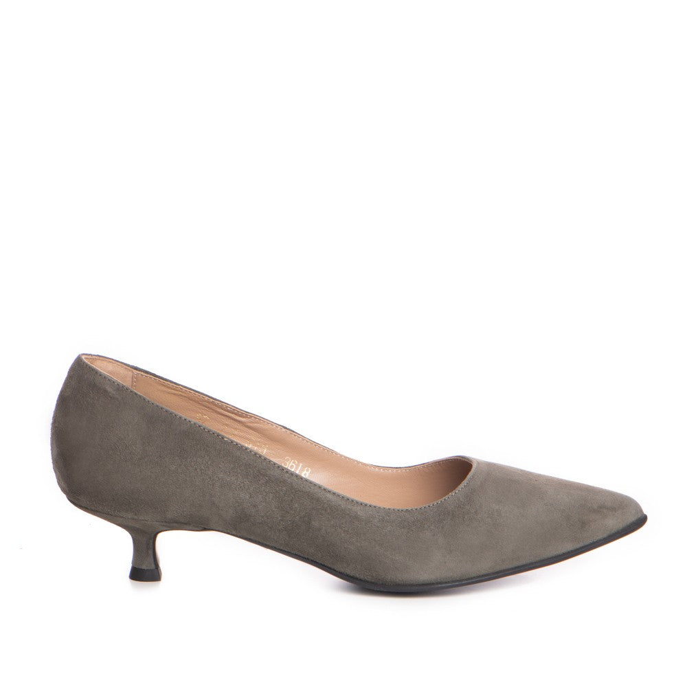 Pantofi dama Guvan model 3618-piele velur gri