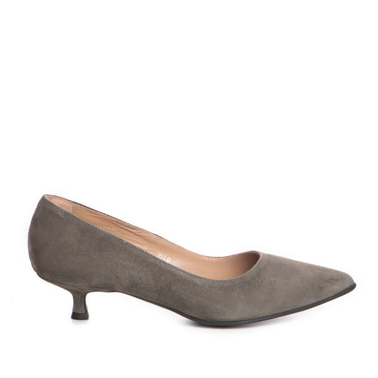 Pantofi dama Guvan model 3618-piele velur gri