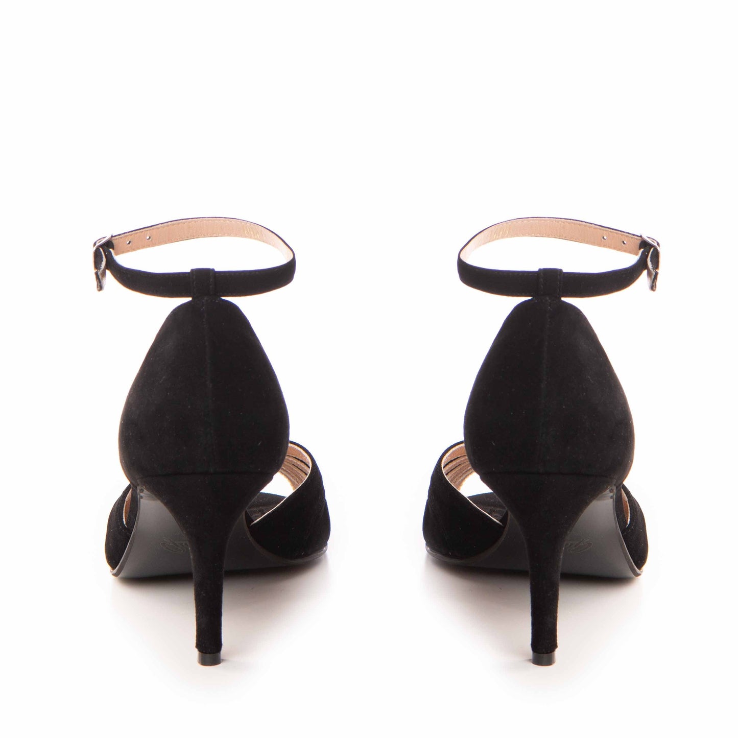 Sandale dama Guvan model 1486 piele velur negru