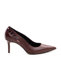 Pantofi dama Guvan model 1523 piele nappa bordo
