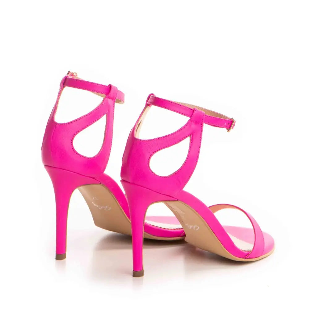 Sandale dama Guvan model 1439 nappa fuxia