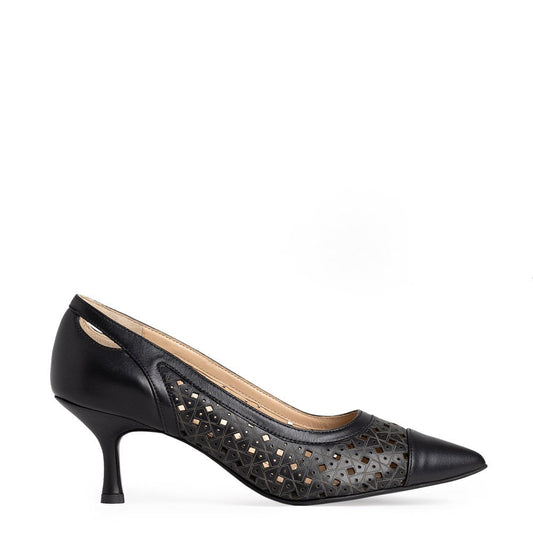Pantofi dama Guvan model 1481 nappa negru
