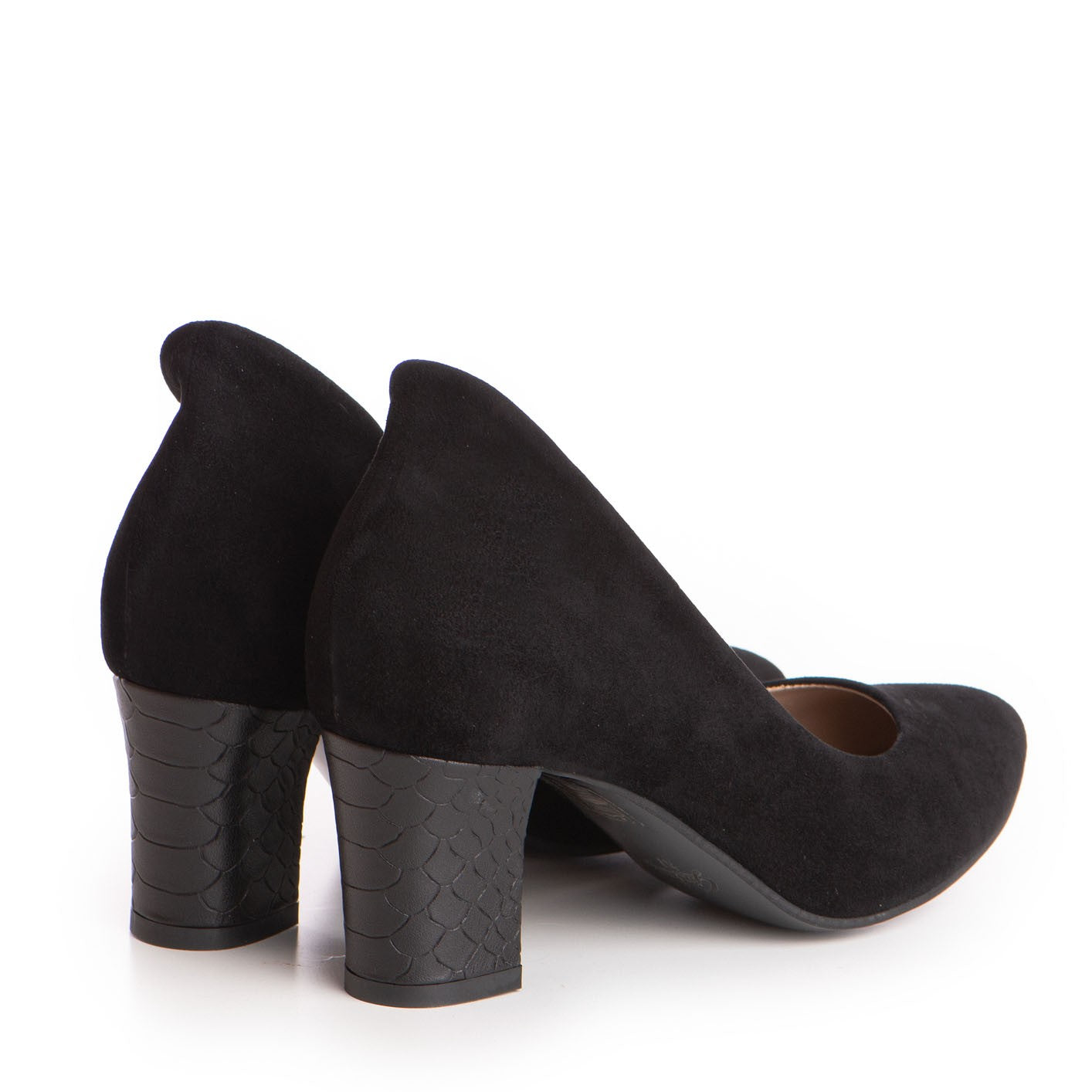 Pantofi dama Guvan 3279 piele velur negru