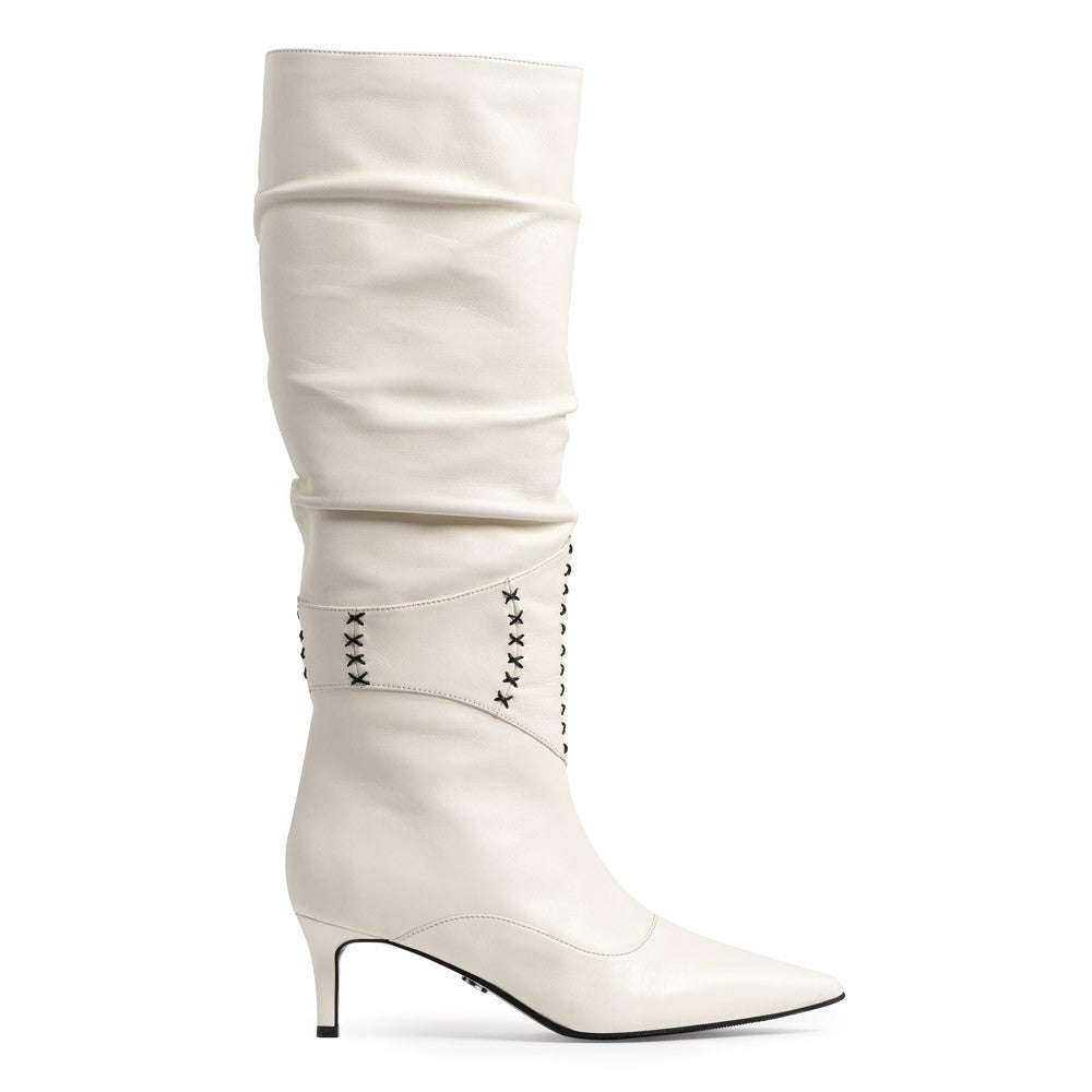 Cizme dama Guvan model 1537 nappa crem