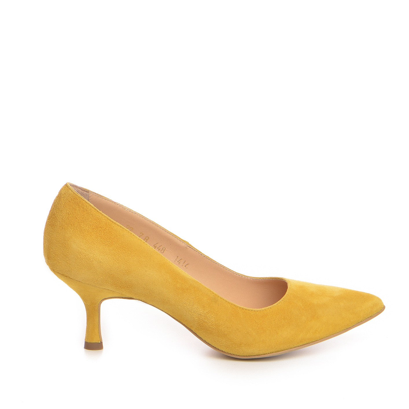 Pantofi dama Guvan model 1414 velur mustar
