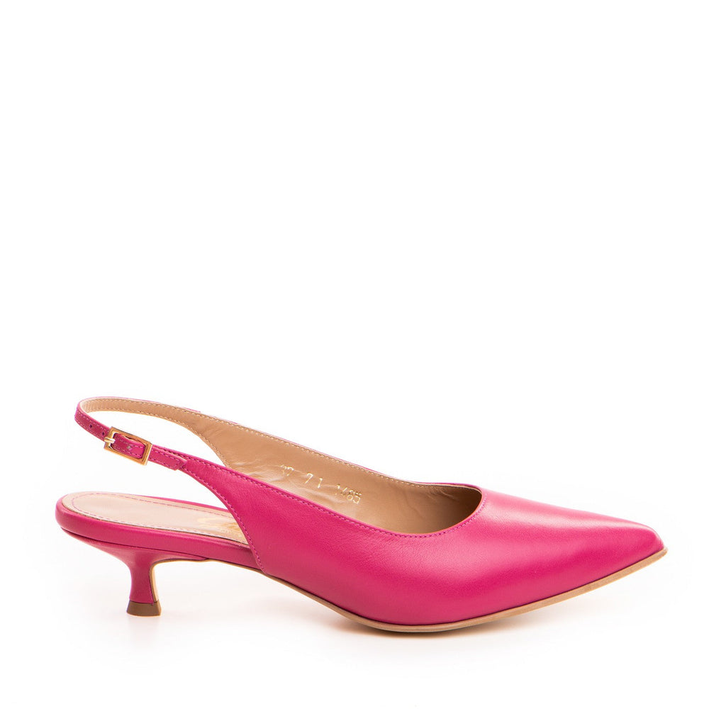 Pantofi dama Guvan model 1485 piele nappa magenta