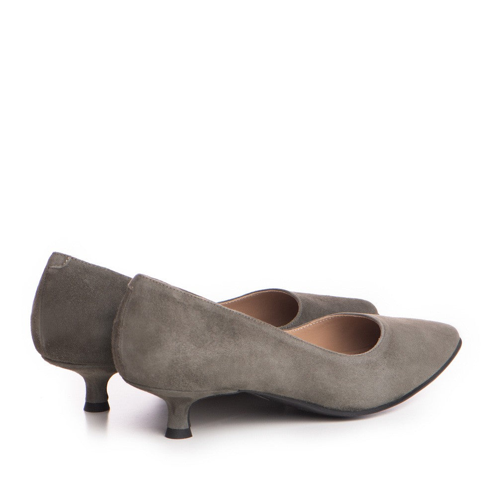 Pantofi dama Guvan model 3618-piele velur gri