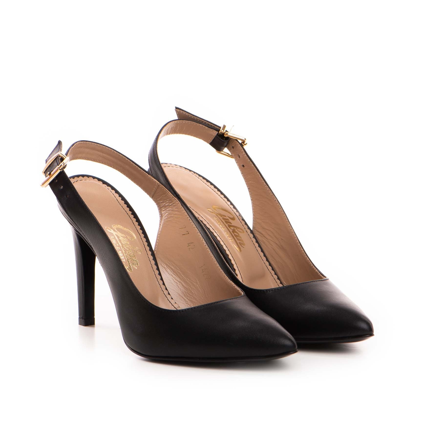 Pantofi dama Guvan model 1422 nappa negru