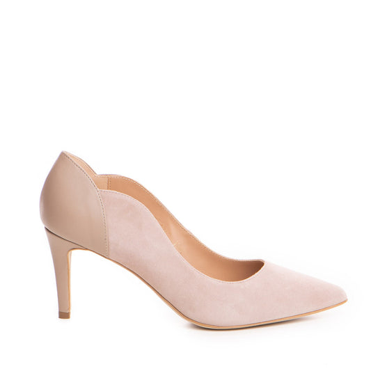 Pantofi dama Guvan model 1342 velur bej