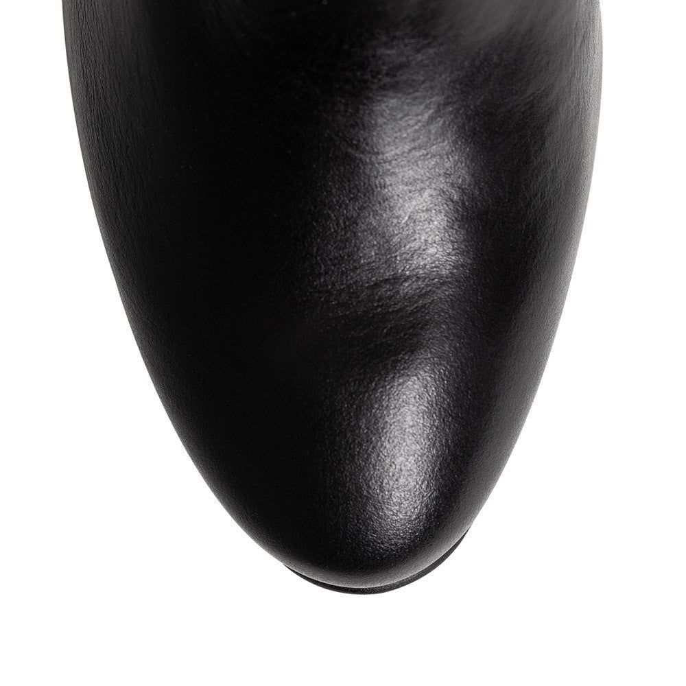 Botine dama Guvan model 3642 nappa negru