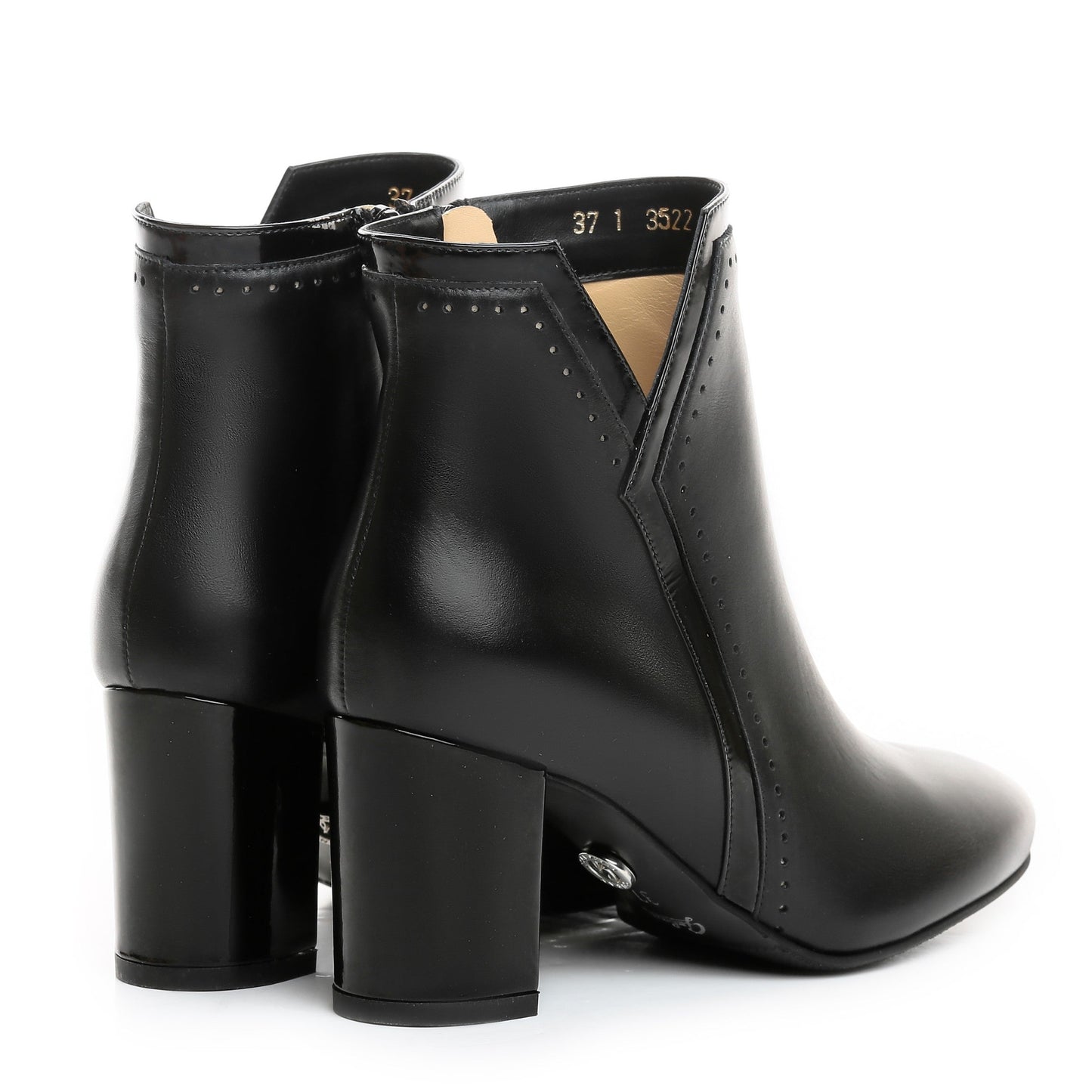 Botine dama Guvan model 3522 nappa negru