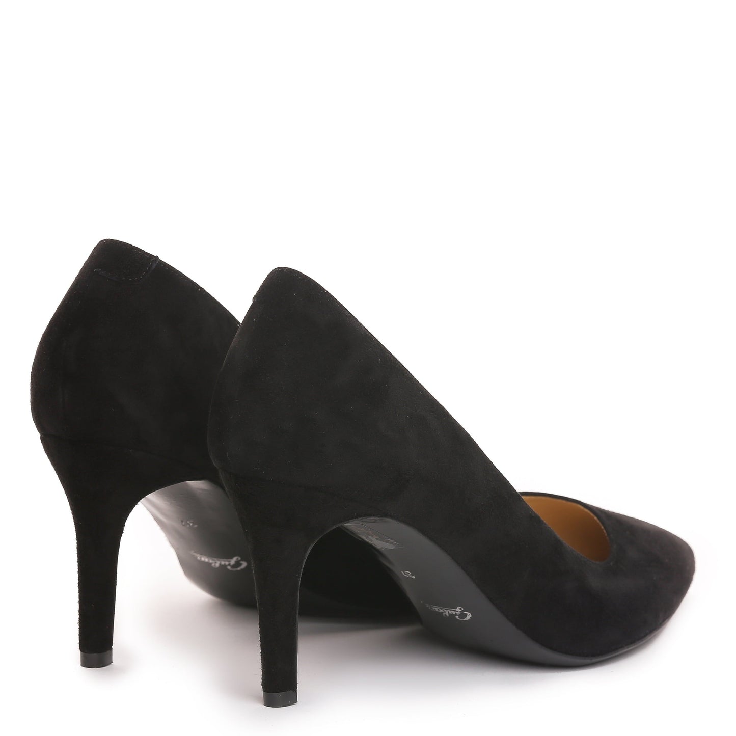 Pantofi dama Guvan model 1218 piele velur negru