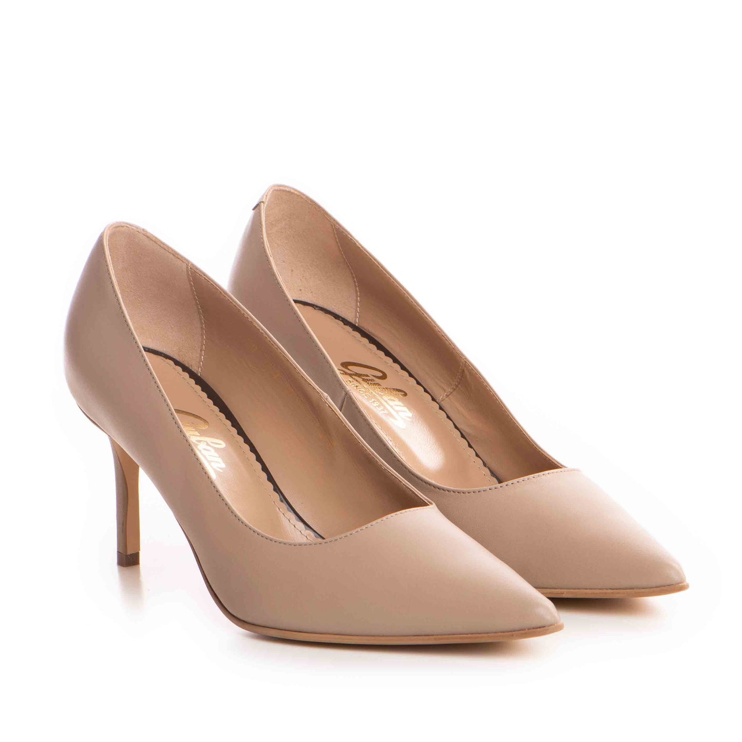 Pantofi  dama Guvan model 1466 piele nappa taupe