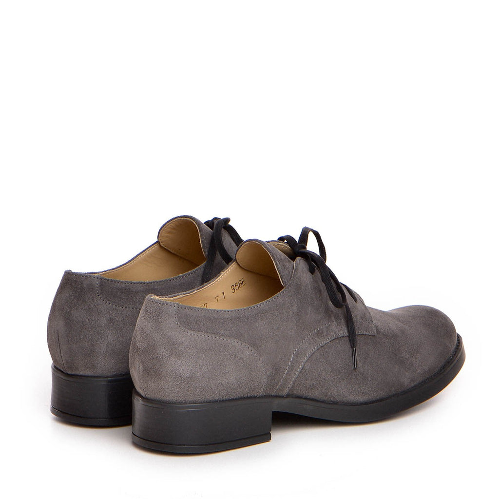 Pantofi de dama Guvan Oxford model 3566 velur gri
