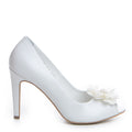 Pantofi mirese Guvan model 1373 nappa alb