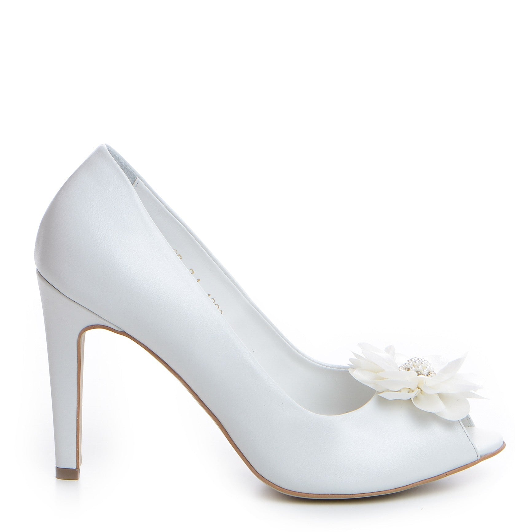 Pantofi mirese Guvan model 1373 nappa alb
