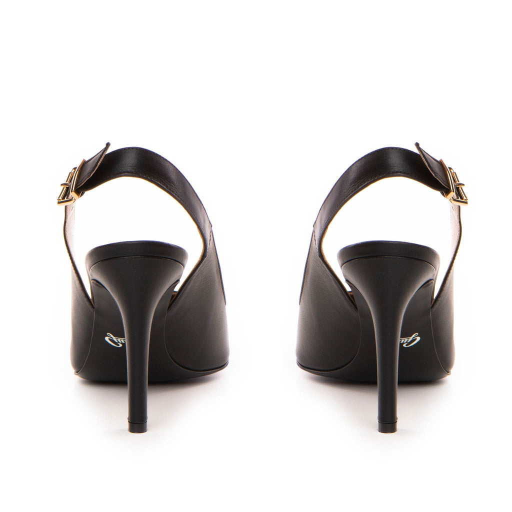 Pantofi dama Guvan model 1422 nappa negru