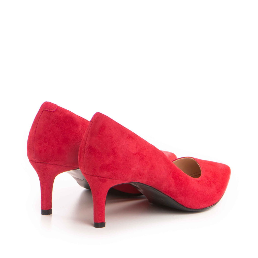 Pantofi dama Guvan model 3514 piele velur magenta
