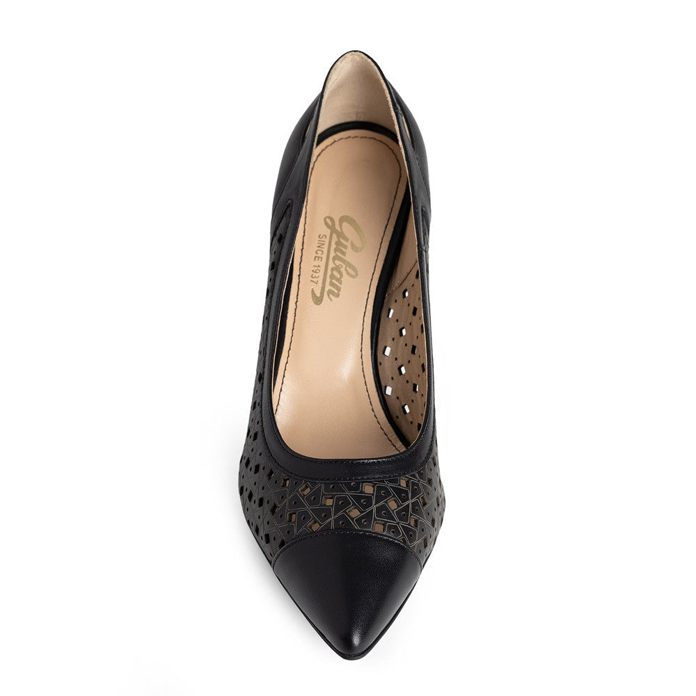 Pantofi dama Guvan model 1481 nappa negru