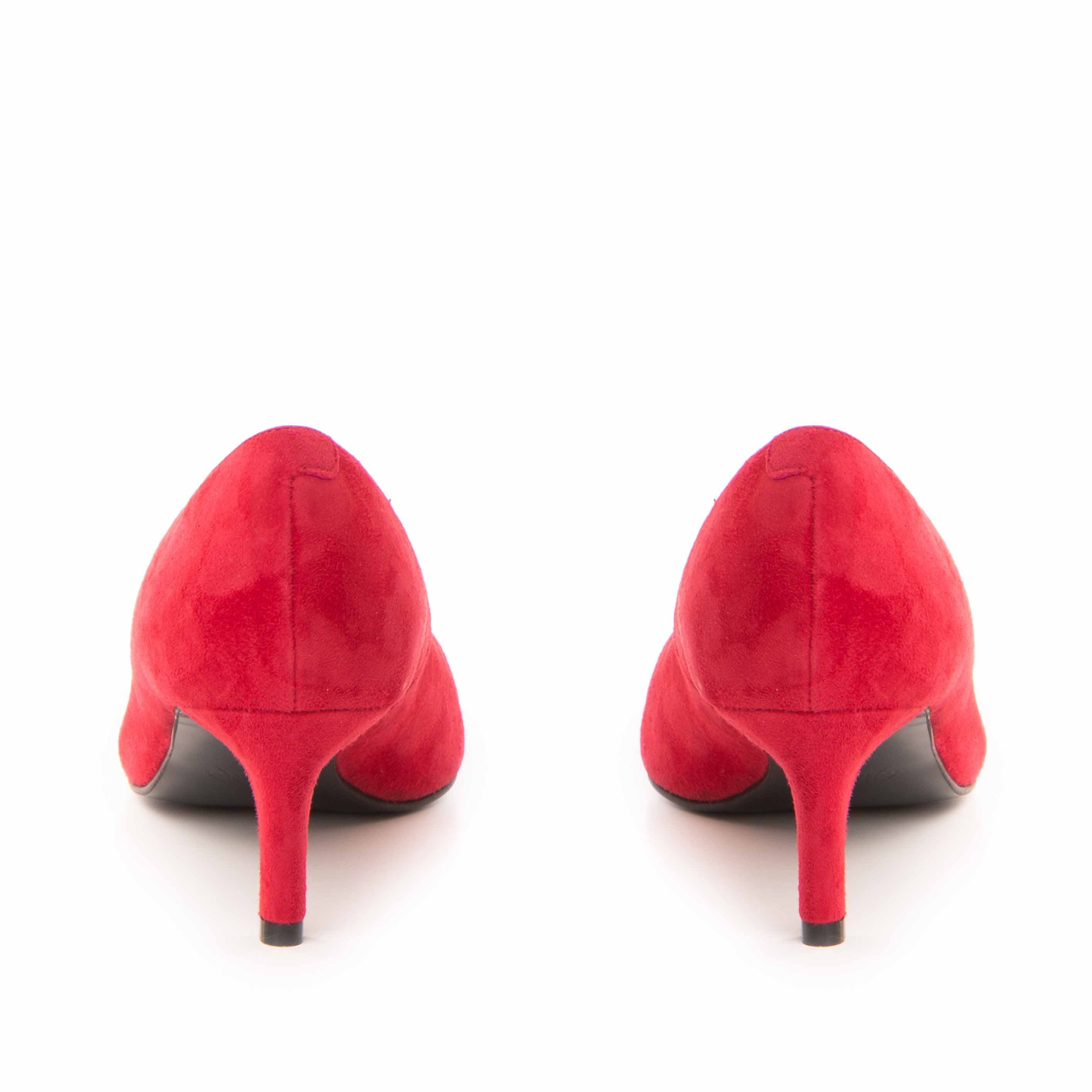 Pantofi dama Guvan model 3514 piele velur magenta