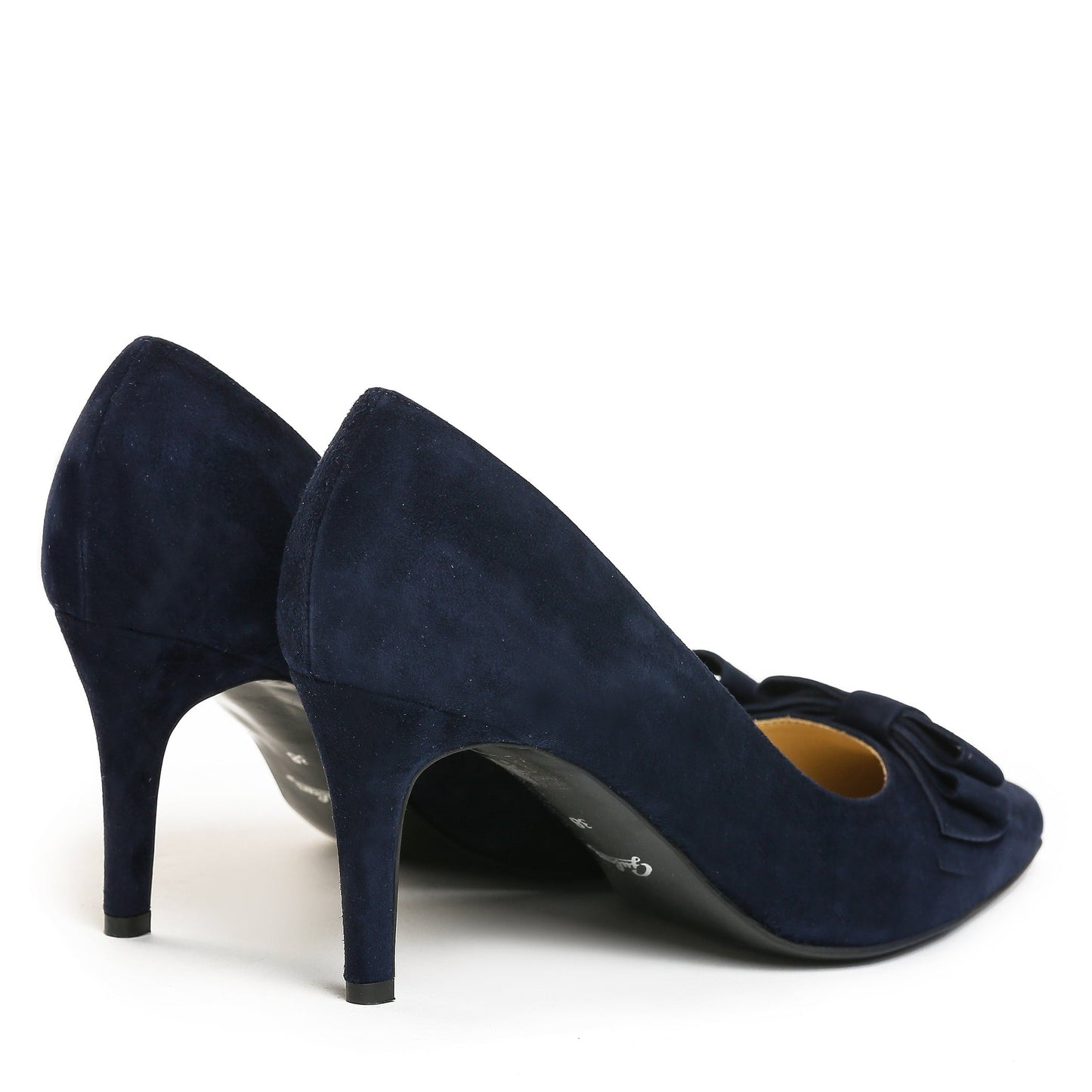 Pantofi dama Guvan model 1257 piele velur bleumarin