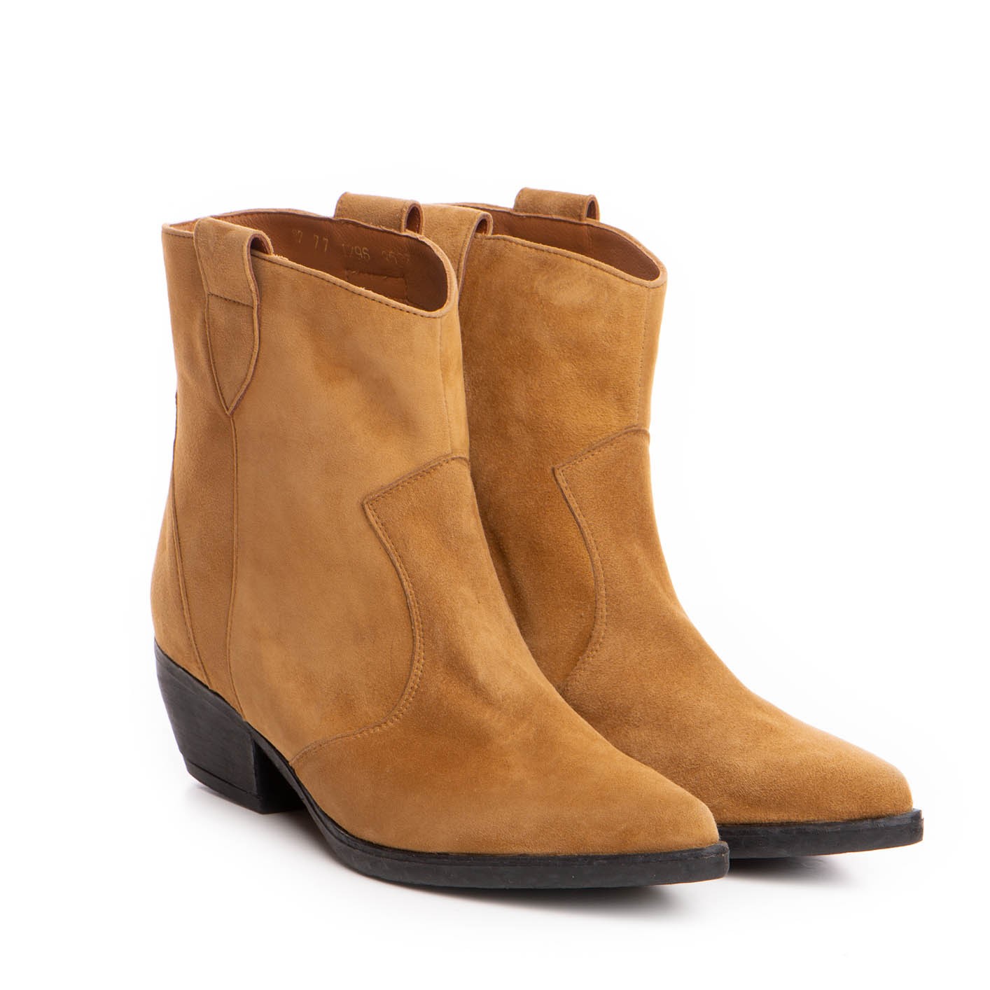 Ciocate dama Guvan model 3537 piele velur camel