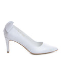 Pantofi mirese Guvan model 1374 nappa alb perlat