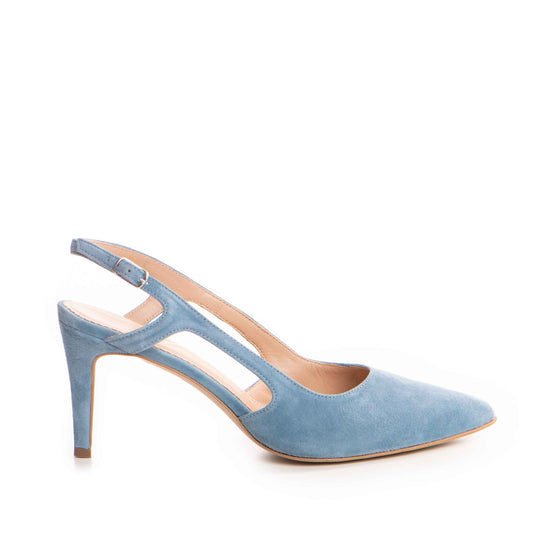 Pantofi dama Guvan model 1392 piele velur sky