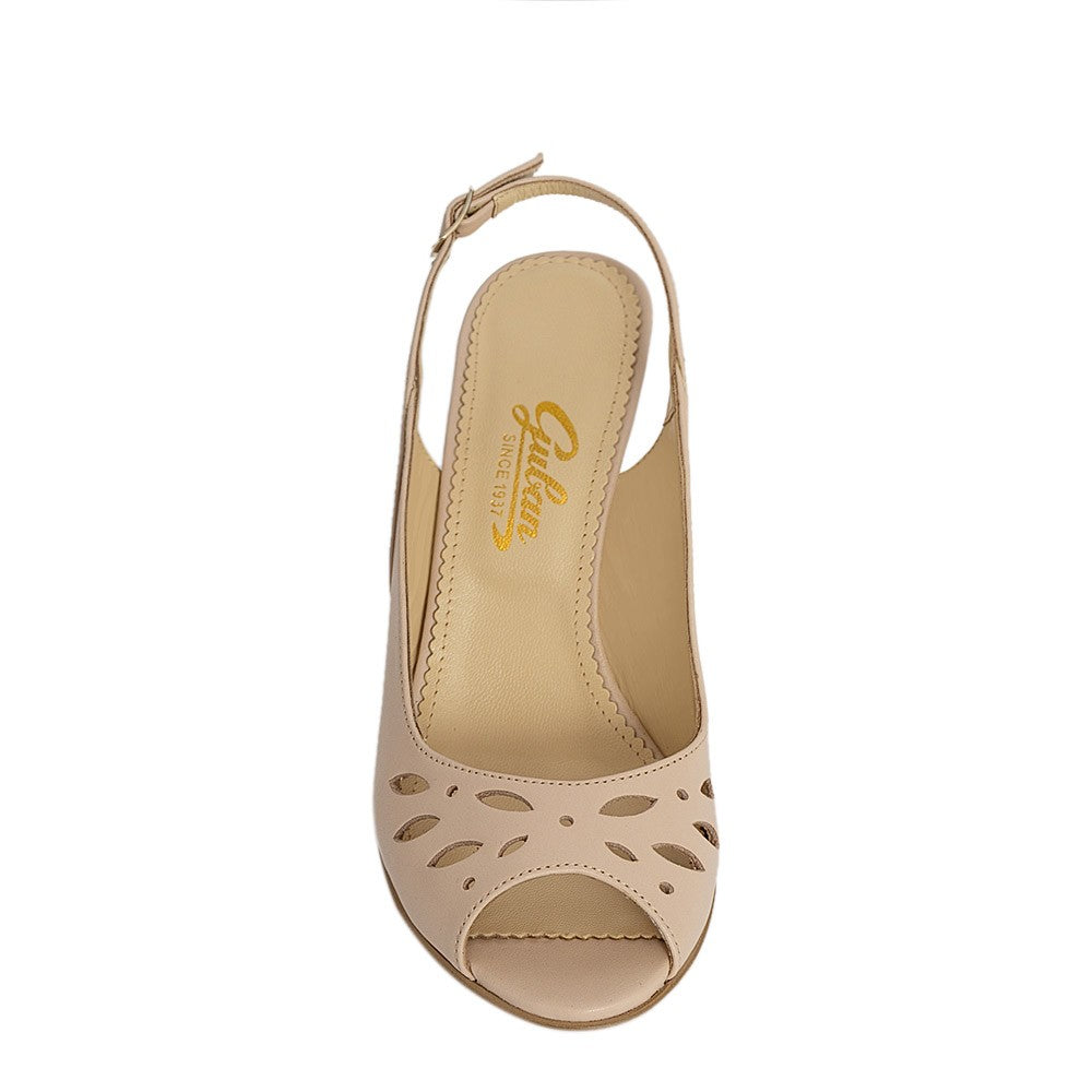 Sandale dama Guvan model 3589 nappa roz-nude