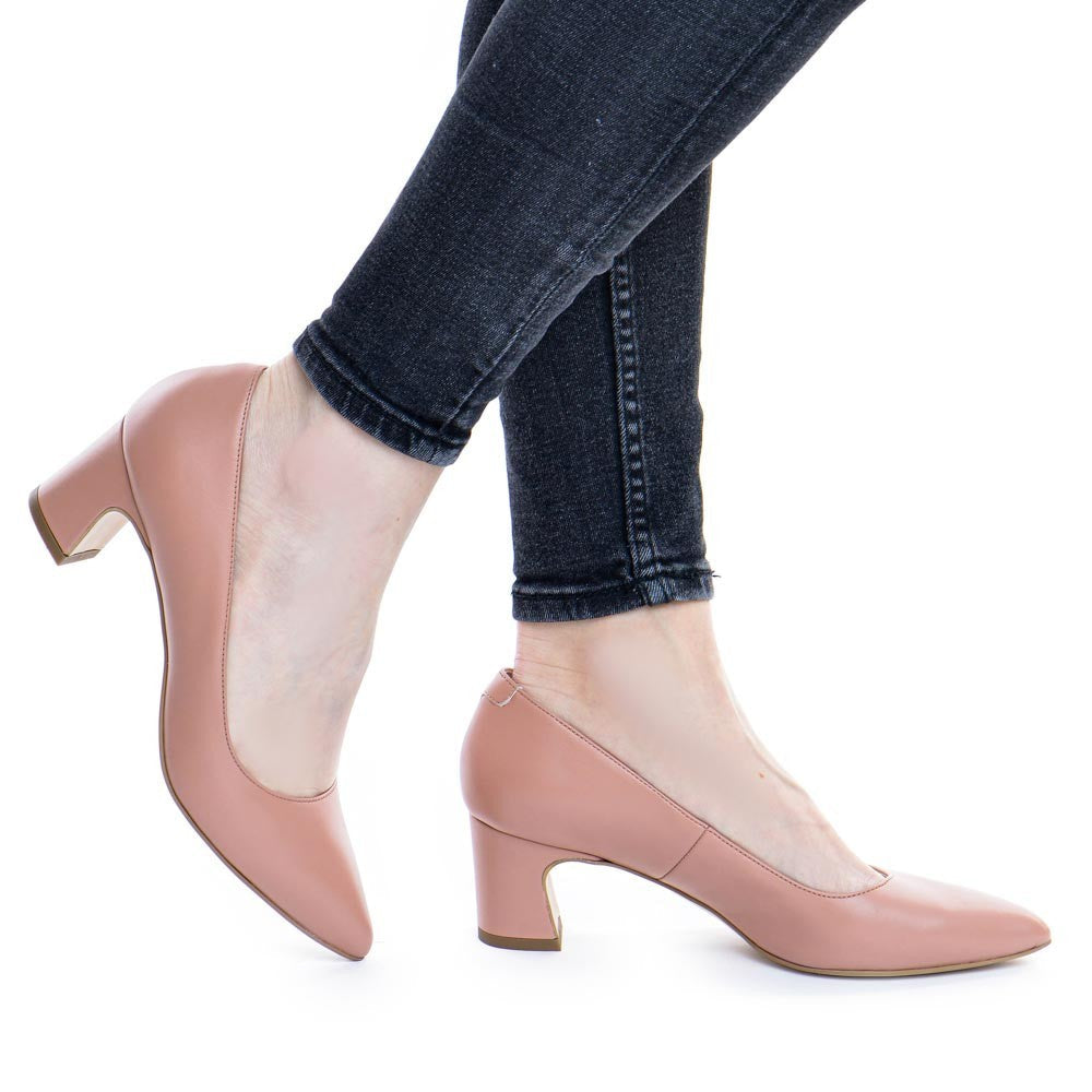 Pantofi dama Guvan model 3584 nappa roz