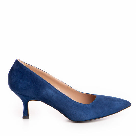 Pantofi dama Guvan model 1414 velur albastru