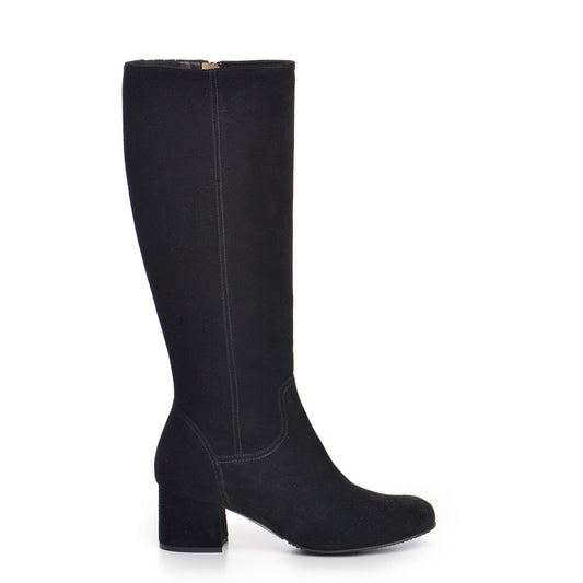 Cizme dama Guvan model 3573 velur negru