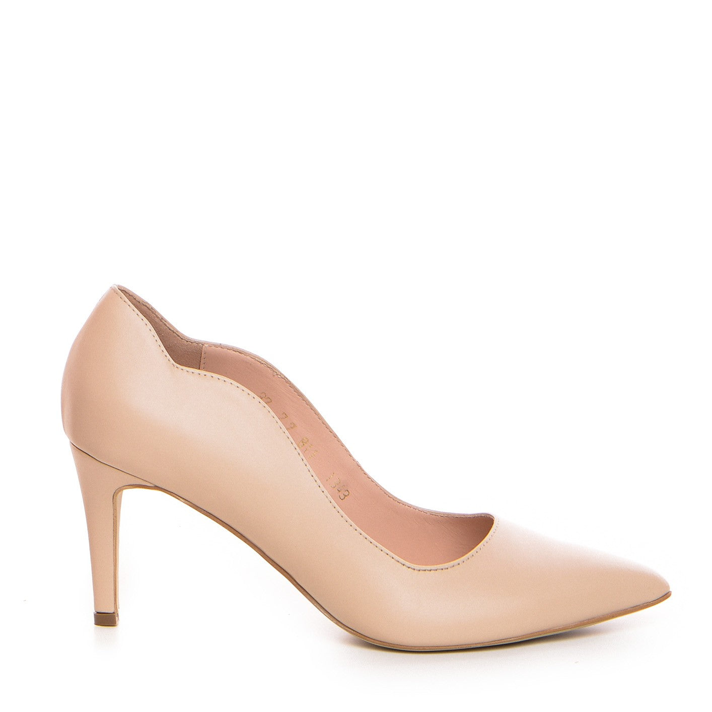 Pantofi dama Guvan model 1343 nappa nude
